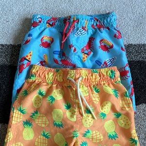 Cat & Jack swim trunks (2)